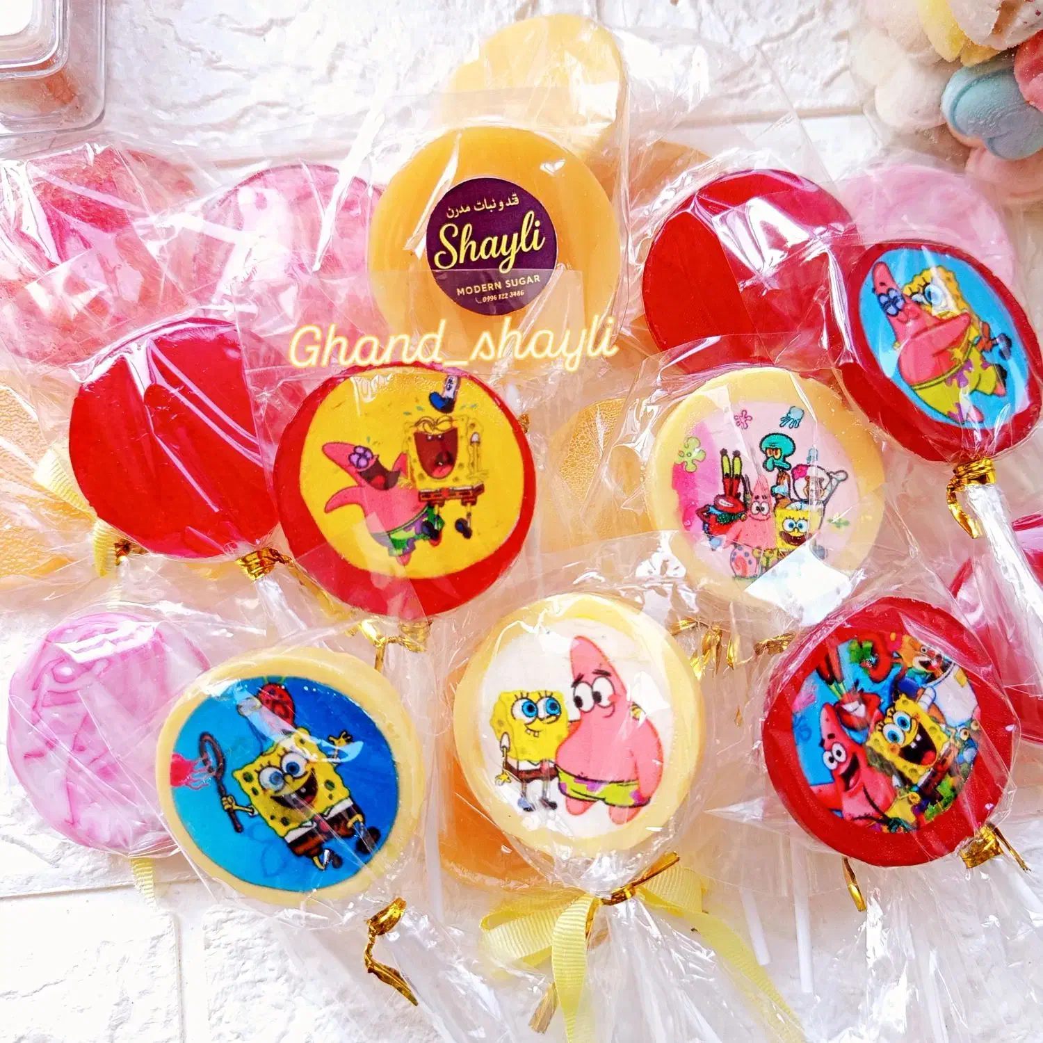 گیفت آبنبات چوبی استیکری تولد|خوردنی و آشامیدنی|گنبد کاووس, |دیوار