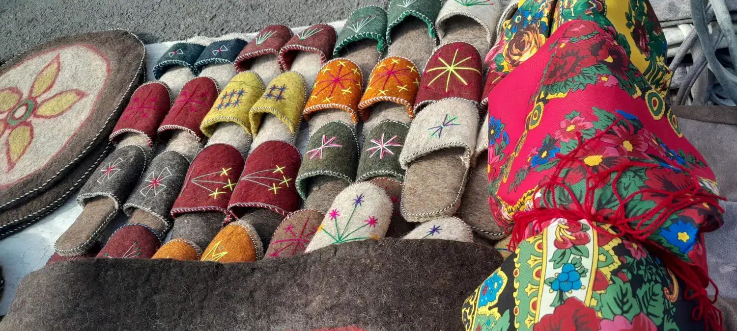 دمپائی نمدی|کیف، کفش، کمربند|فردیس, قریشی|دیوار