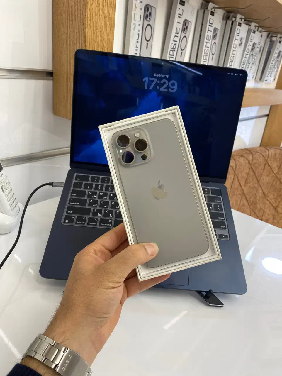 آیفون ۱۵ پرومکس باتری۱۰۰٪|موبایل|اصفهان, جلفا|دیوار