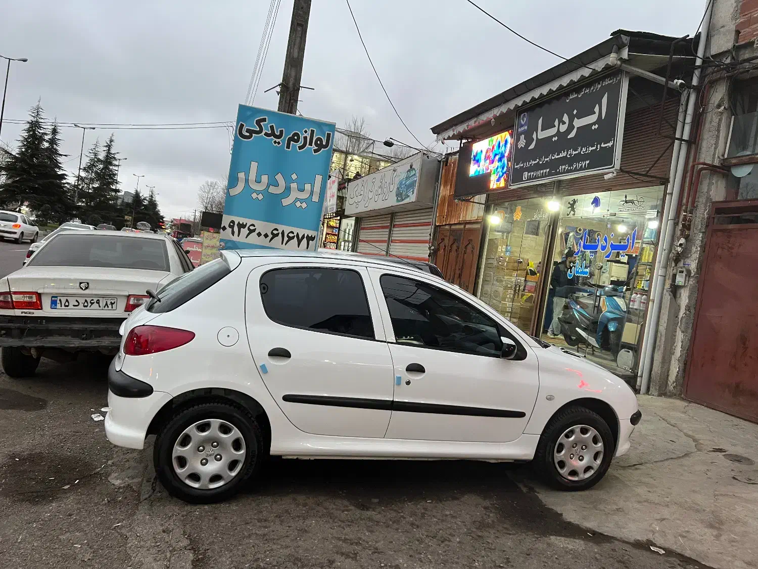 206مدل99  بی رنگ|خودرو سواری و وانت|رشت, آب آسیاب|دیوار