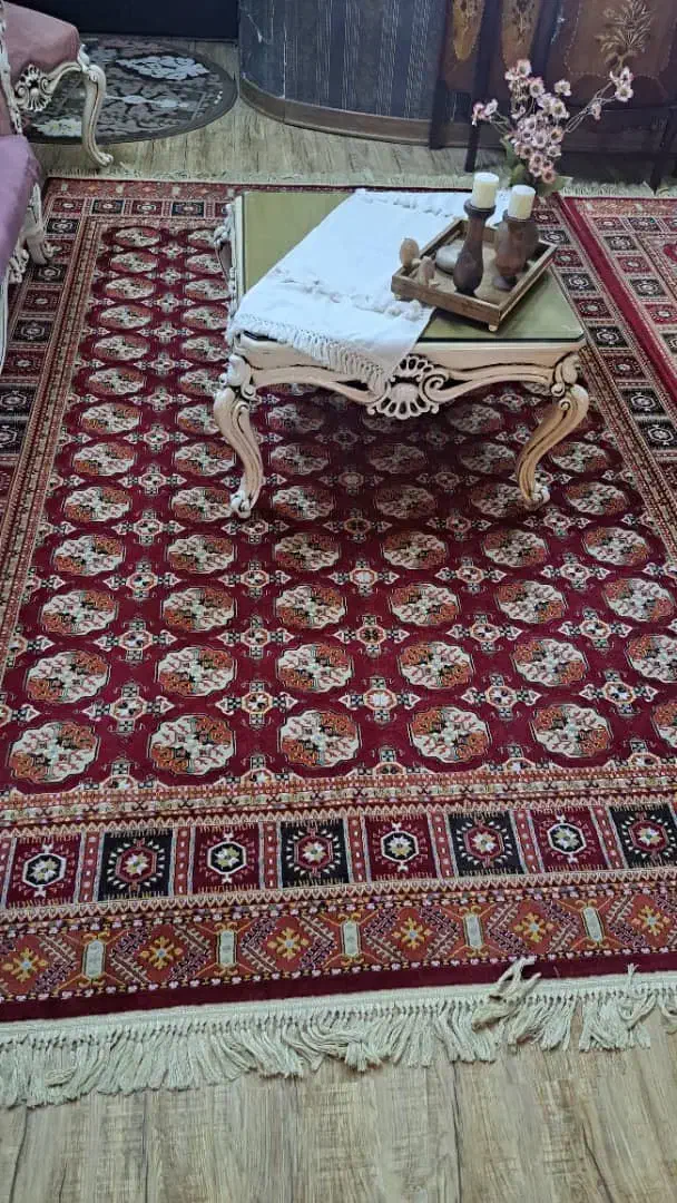 دو تخته فرش قرمز ۶ متره کاملا تمیز|فرش|گرمسار, |دیوار