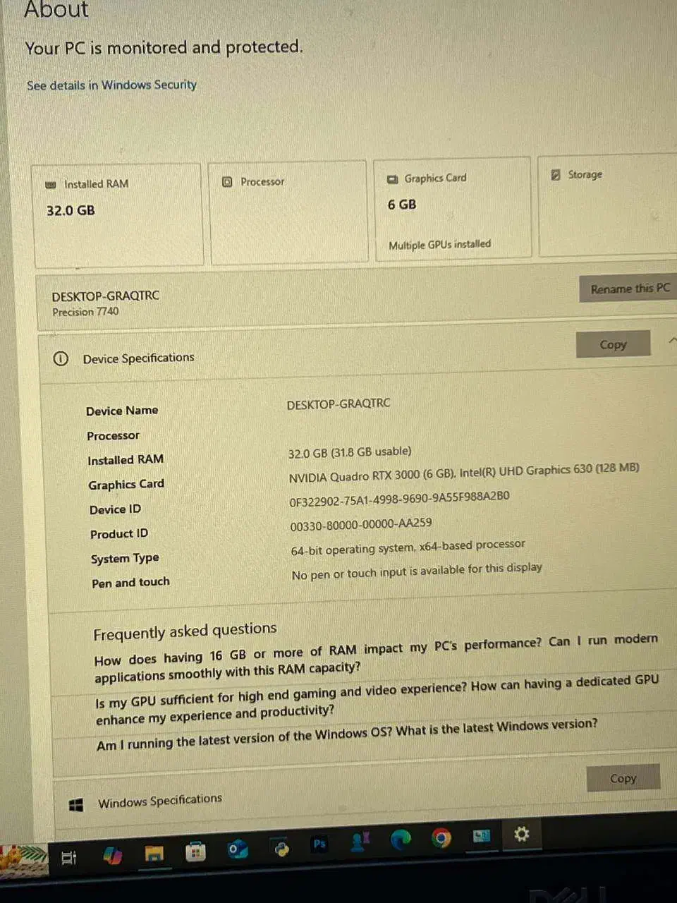 لپتاپ مهندسی زئون dell|رایانه همراه|مهاباد (آذربایجان غربی), |دیوار