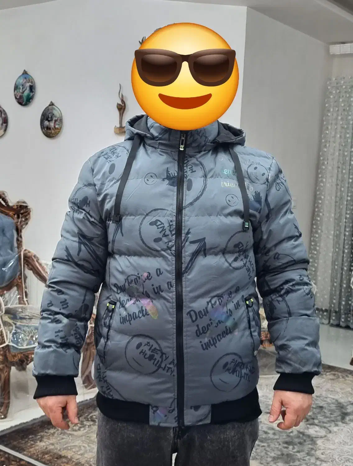 کاپشن نونو استفاده نشد اورجینال|کفش و لباس بچه|گرمدره, |دیوار