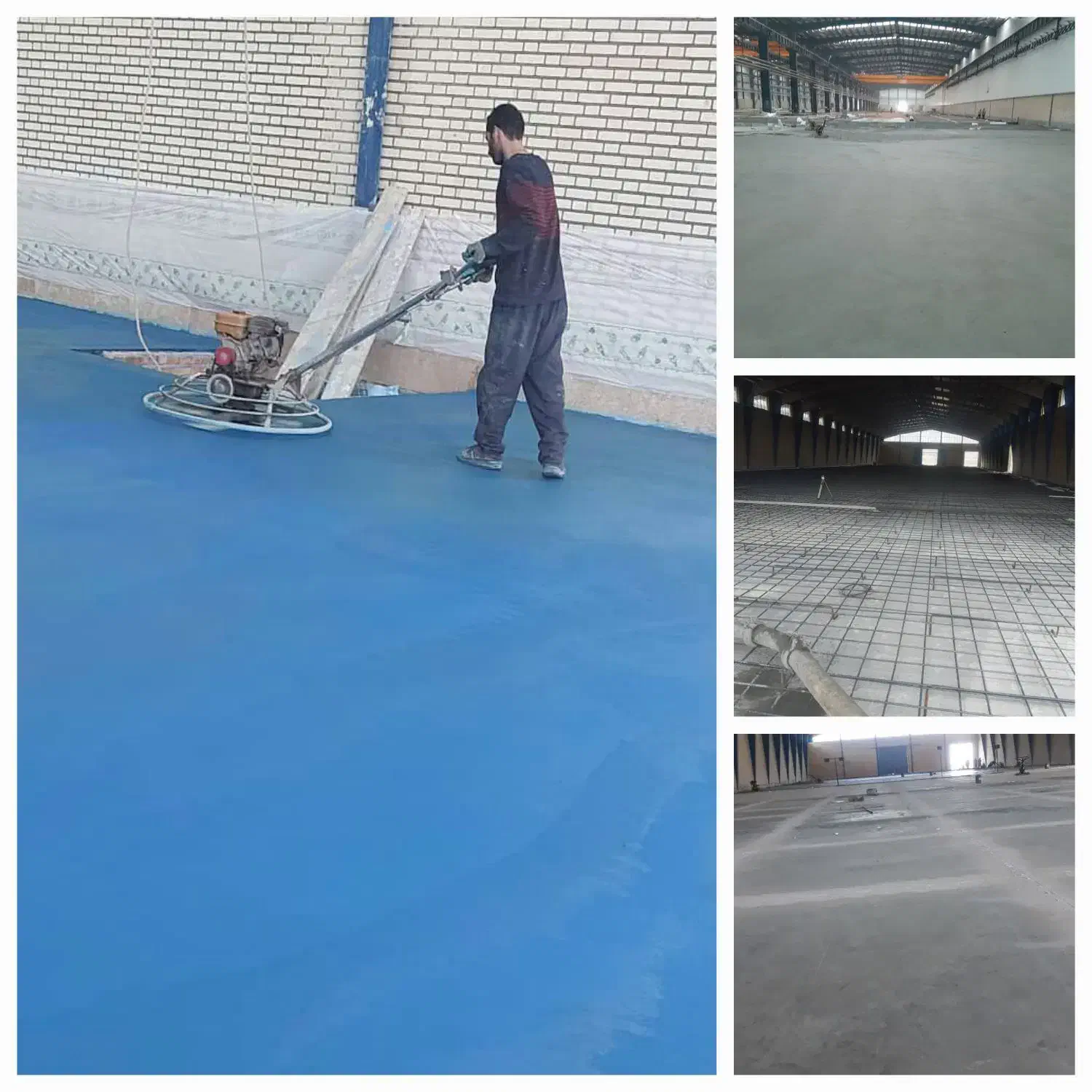 اجرای بتن ریزی کف با دستگاه ماله پروانه ای (برقی)|خدمات پیشه و مهارت|عسلویه, |دیوار