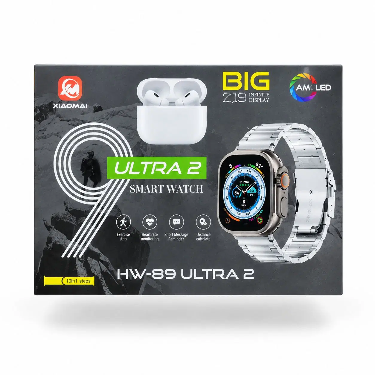 پک ساعت هوشمند الترا و ایرپاد مدل HW-89 ULTRA2|لوازم جانبی موبایل و تبلت|تهران, فردوس|دیوار