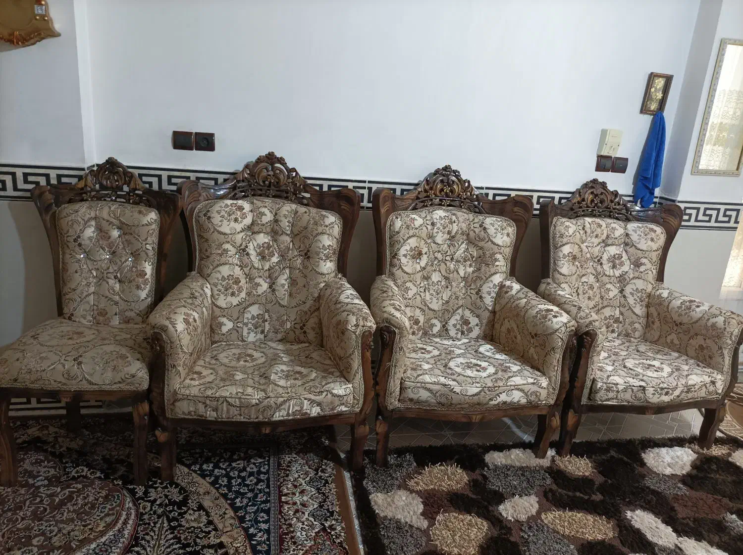 مبلمان 9 نفره|مبلمان خانگی و میز عسلی|مینودشت, |دیوار
