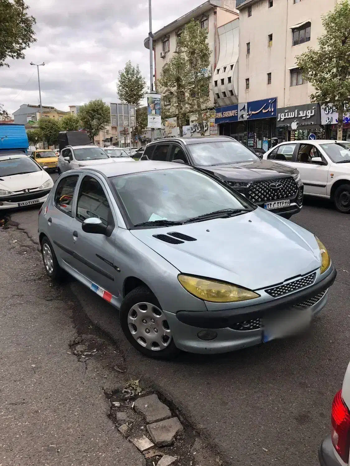 ۲۰۶ تیپ ۳ مدل ۸۲|خودرو سواری و وانت|رشت, فلسطین|دیوار