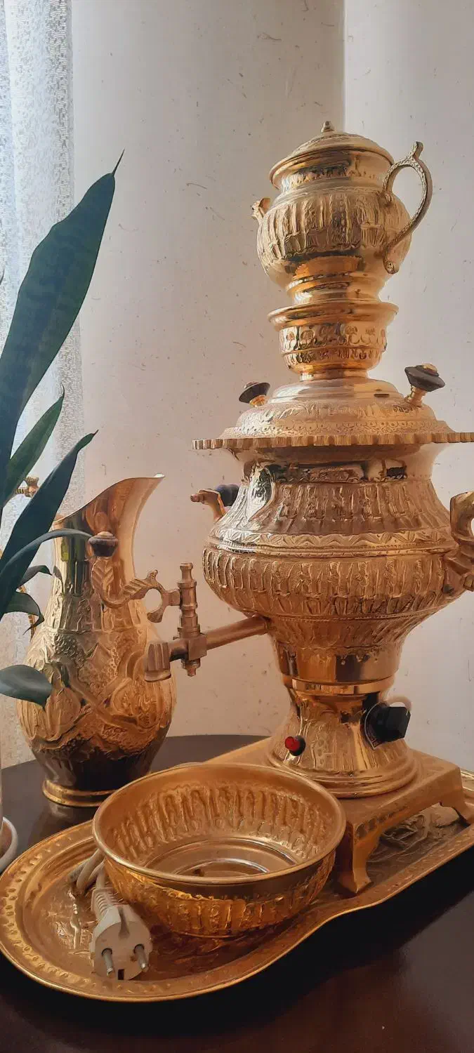 سماور عتیقه|سماور، چای‌ساز، قهوه‌ساز|ارومیه, |دیوار