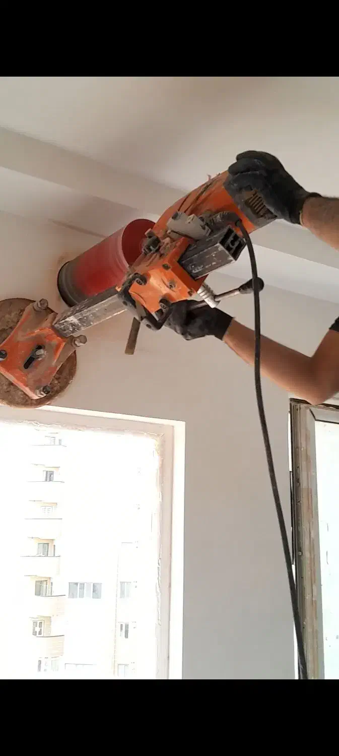 کرگیری وسوراخکاری|خدمات پیشه و مهارت|ارومیه, |دیوار