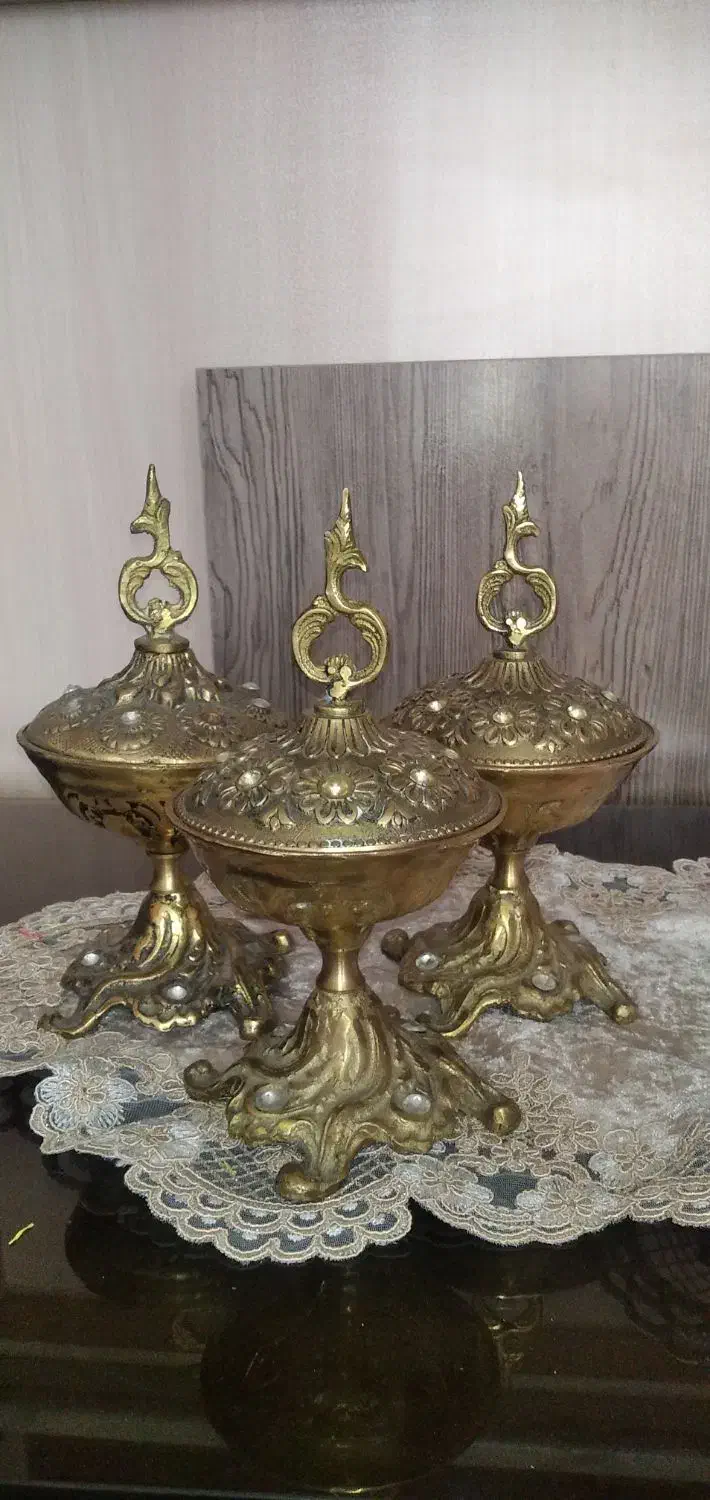 قندان برنز|صنایع دستی و سایر لوازم تزئینی|سهند, |دیوار