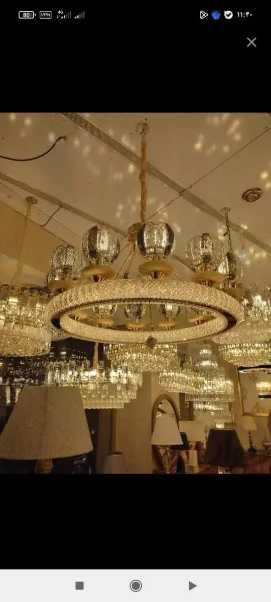 دو عدد لوستر نو|لوستر و چراغ آویز|خرمآباد, |دیوار