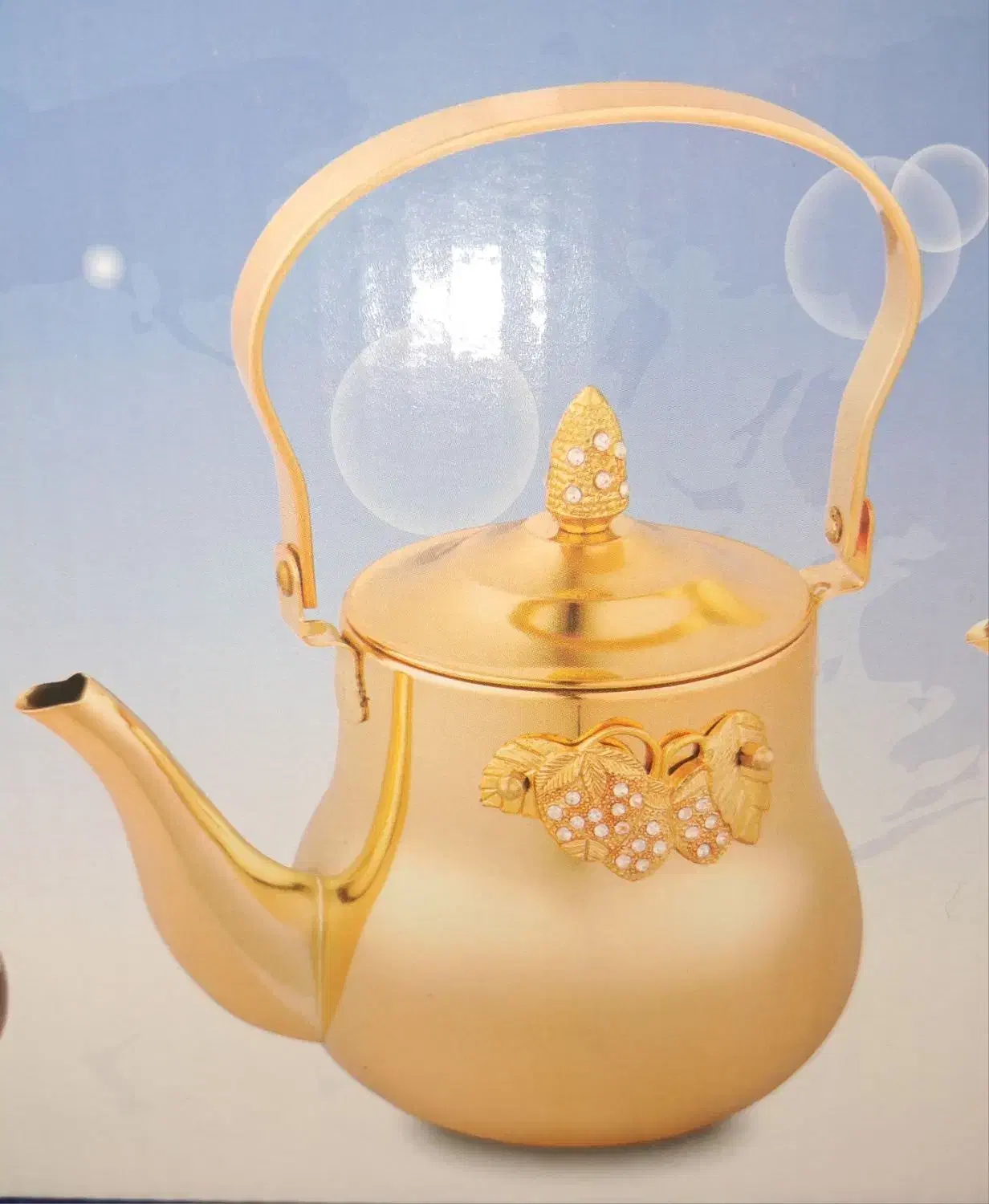 قوری طلایی|قوری، کتری، قهوه‌ساز دستی|قائن, |دیوار