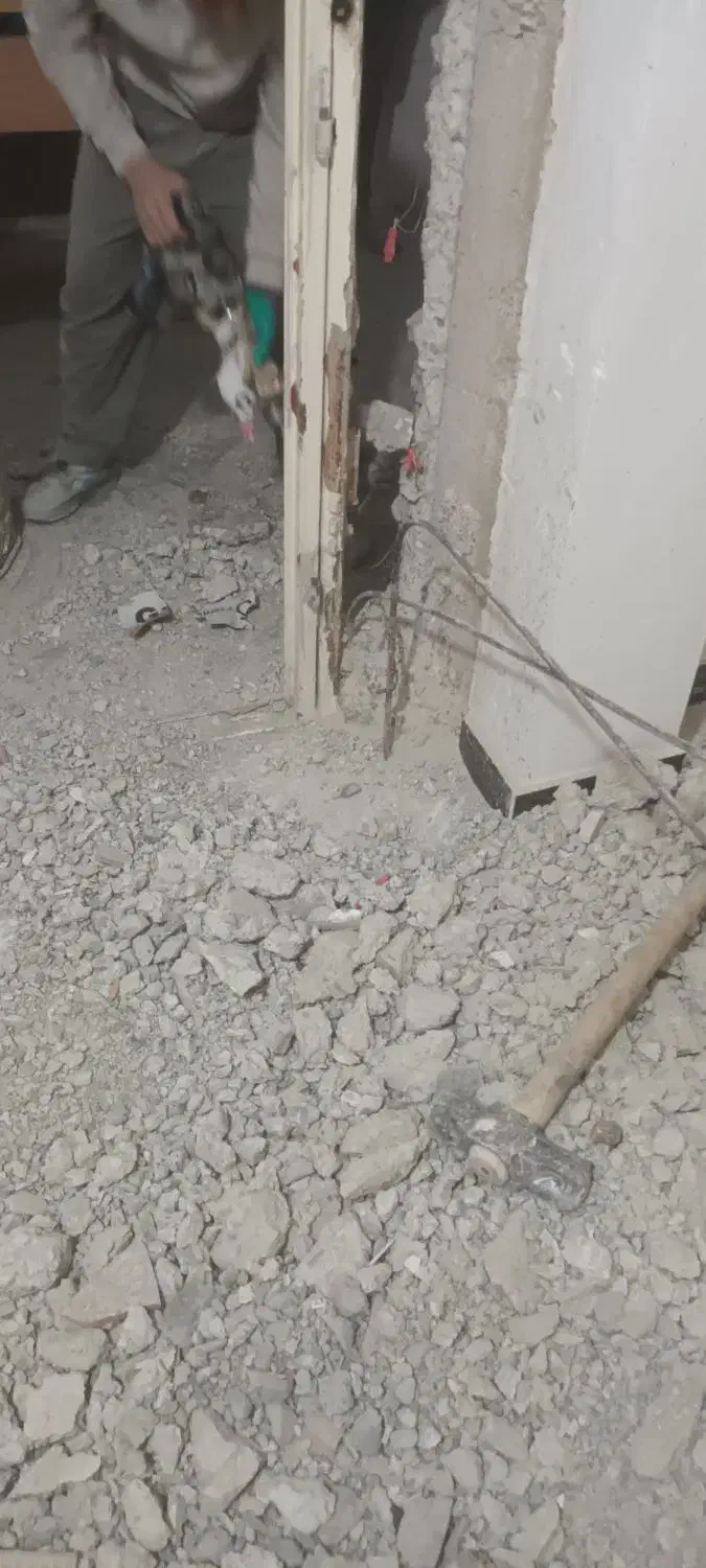 تخریب ساختمان کلی جزئی (کف دیوار تیغه راویز)|خدمات پیشه و مهارت|تهران, سلسبیل جنوبی|دیوار