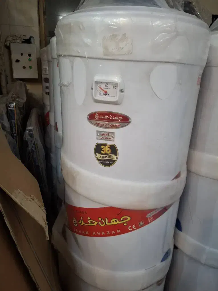 آبگرمکن ایستاده جهان خزر و جنرال ۴میل|آبگرمکن، پکیج، شوفاژ|فرح آباد, |دیوار