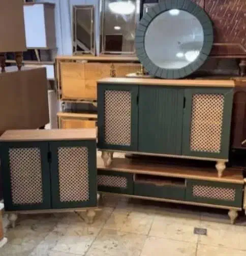 ست اینه کنسول جا کفشی میز تلویزیو|بوفه، ویترین، کنسول|شهریار, شهرک شاهد|دیوار