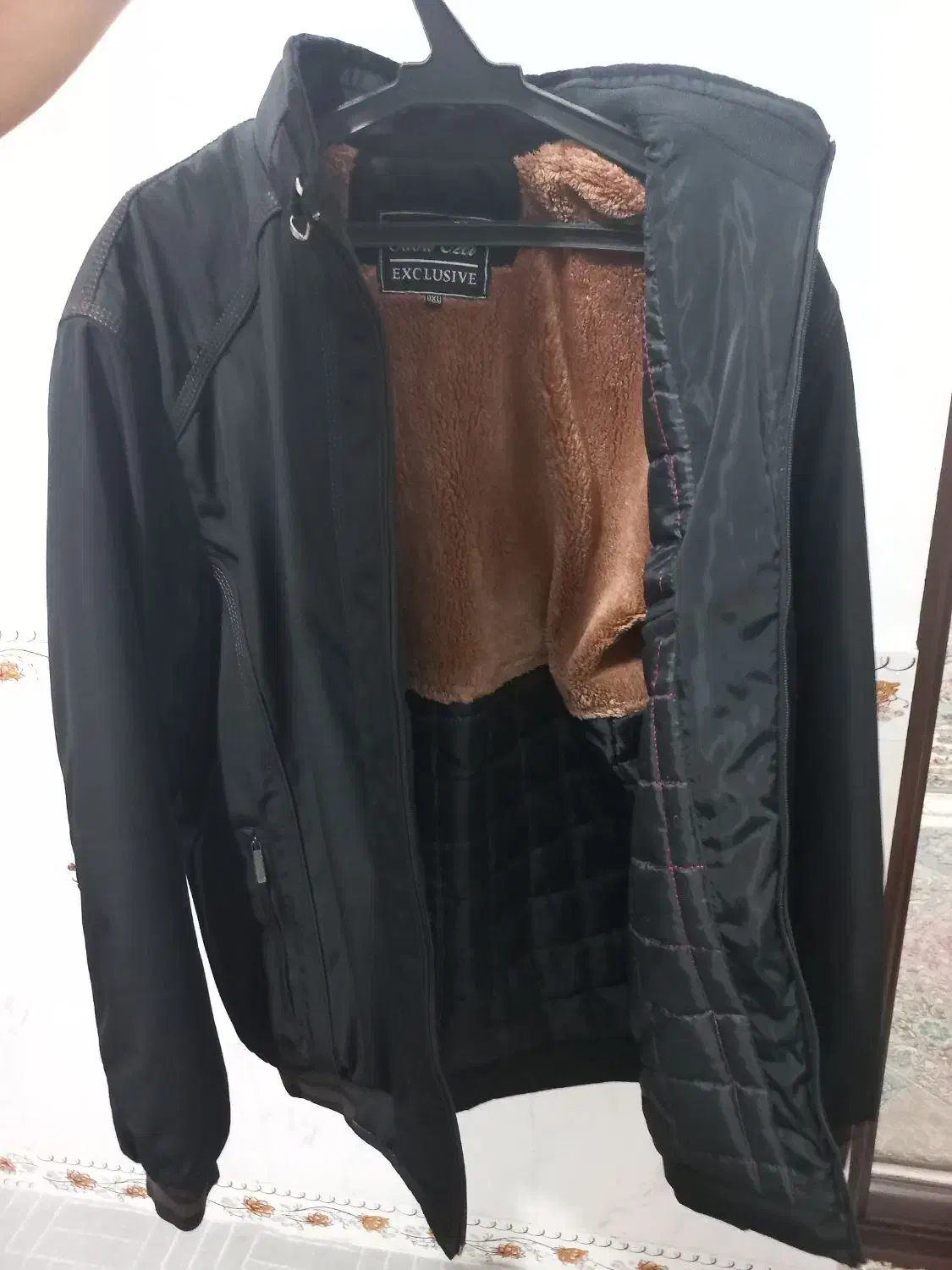 کاپشن مشکی درجه یک سایز ۲xl|لباس|هرسین, |دیوار