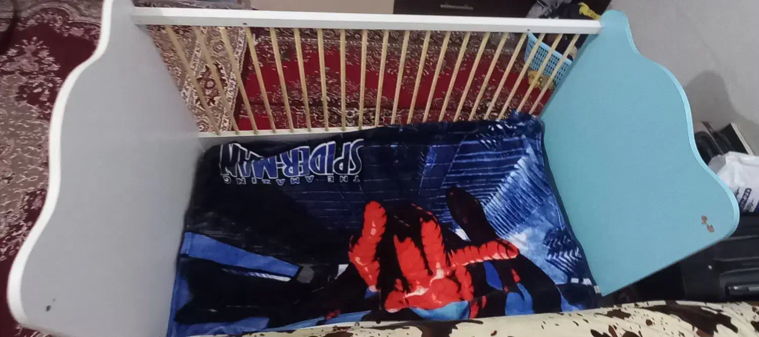 تخت گهواره کودک|تخت و سرویس خواب|برازجان, |دیوار