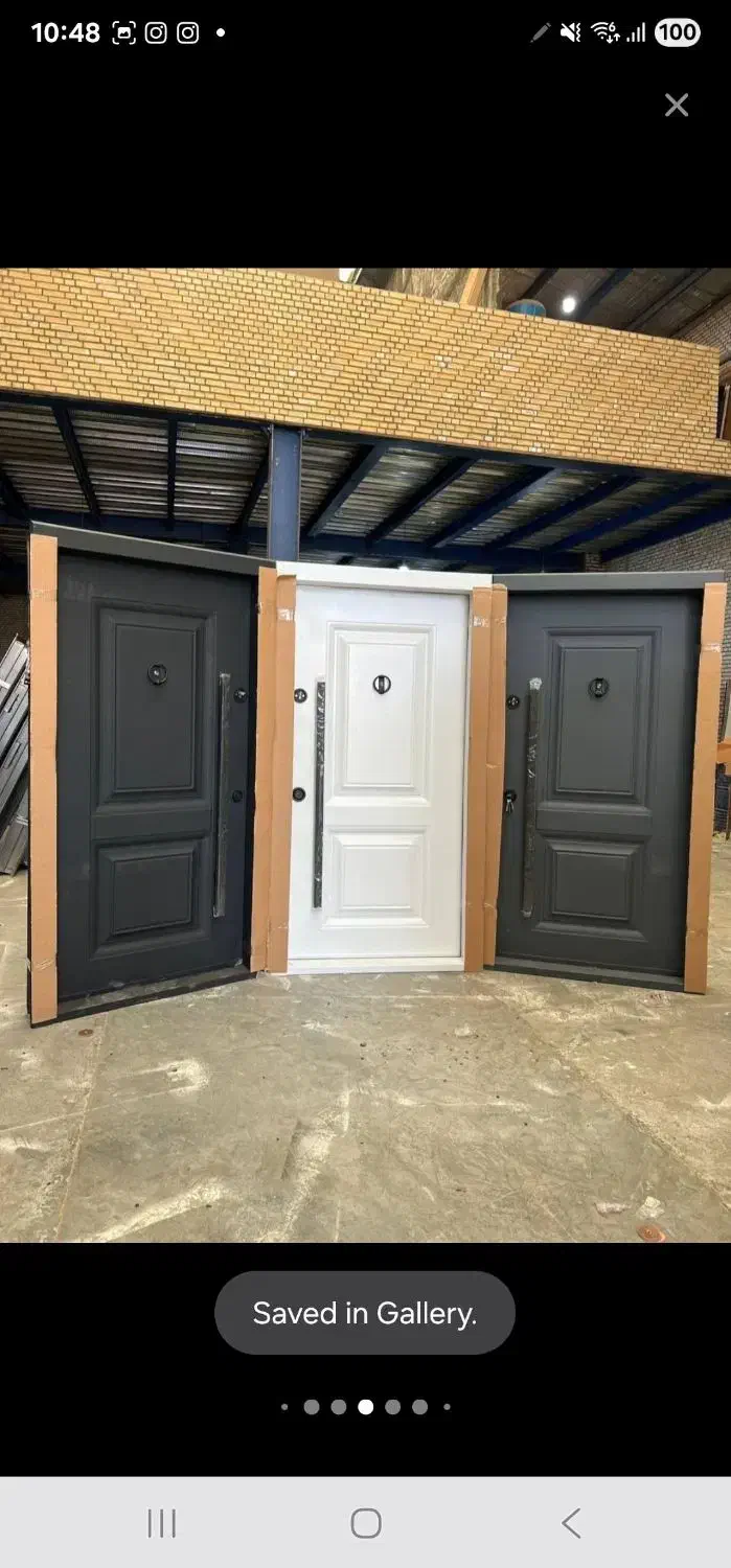 درب فلزی 518kp ویلا در ضد نم سرقت آب اتاق دیلم فلز|مصالح و تجهیزات ساختمان|کرج, حصارک پایین|دیوار