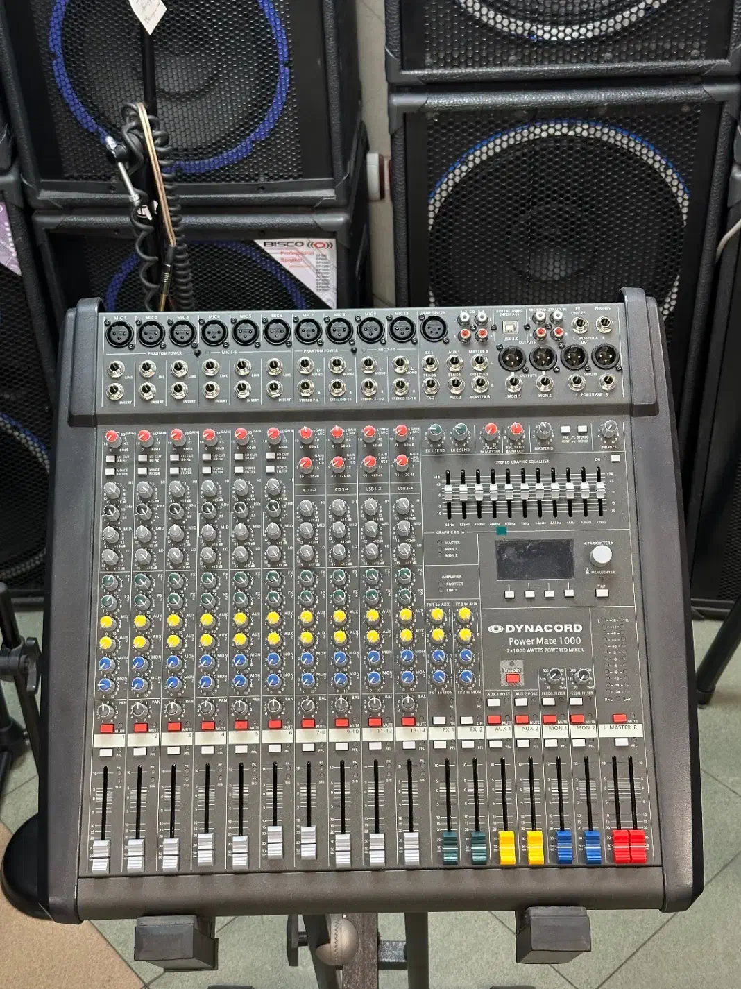 پاورمیکسر دایناکورد تایوانی 1000سری 3|صوتی و تصویری|تهران, لاله زار|دیوار