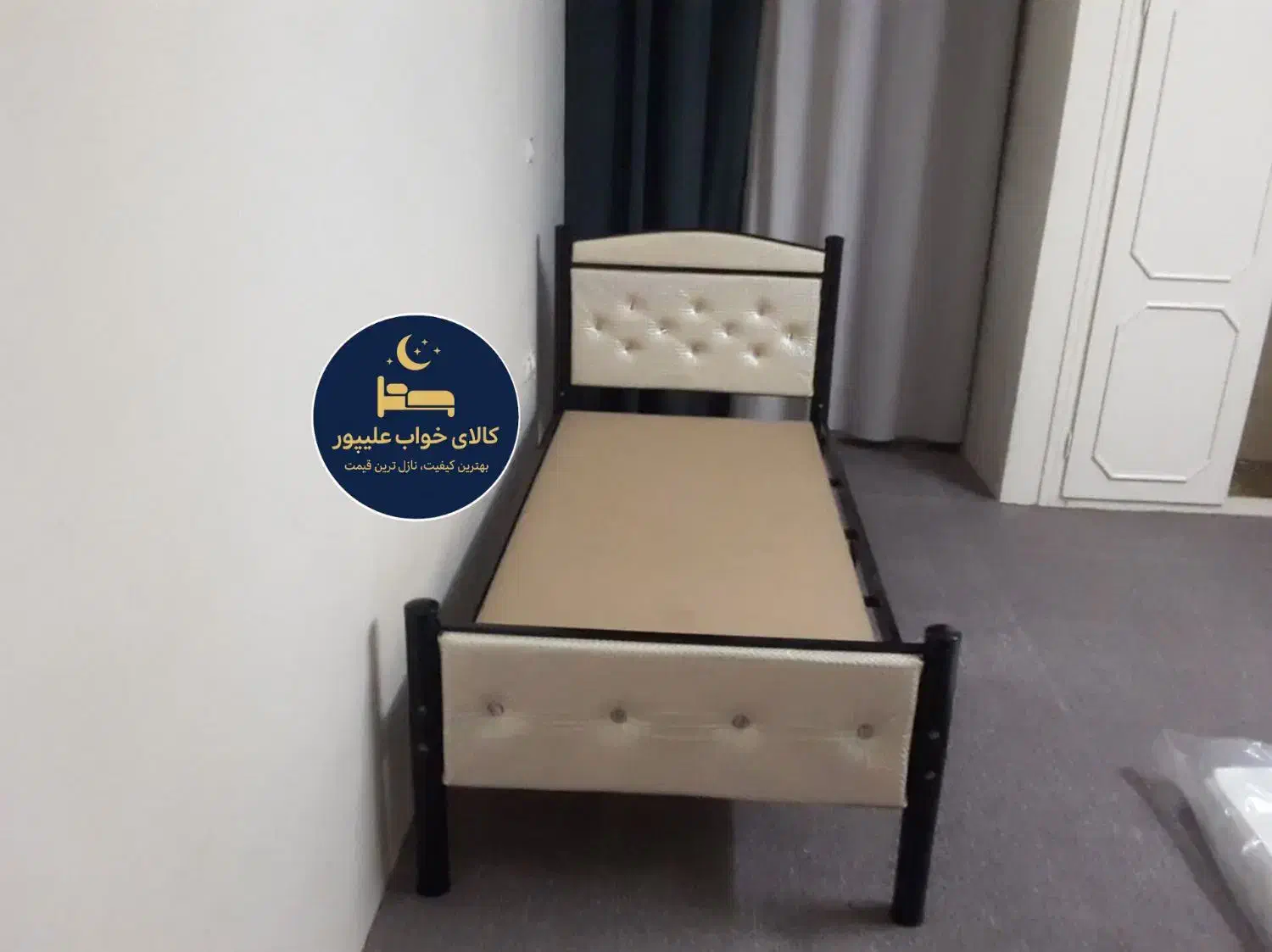 تختخواب یکنفره ارتفاع بلند(مدل ابرویی)|تخت و سرویس خواب|مشهد, حیدرآباد|دیوار