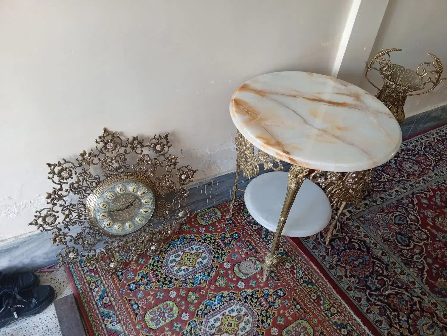 میز و ساعت گلدن برنز|ساعت دیواری و تزئینی|تبریز, |دیوار