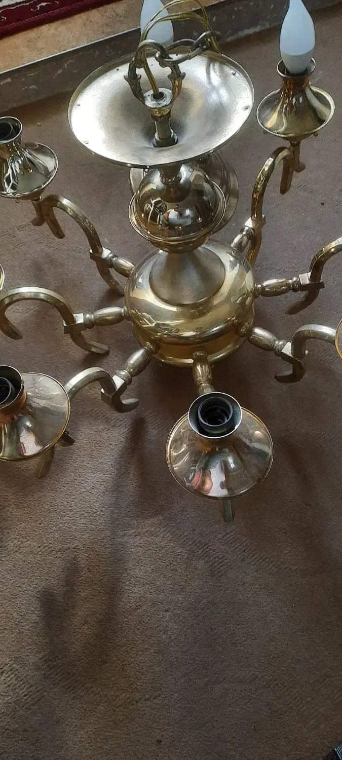 لوستر برنز|لوستر و چراغ آویز|خوی, |دیوار