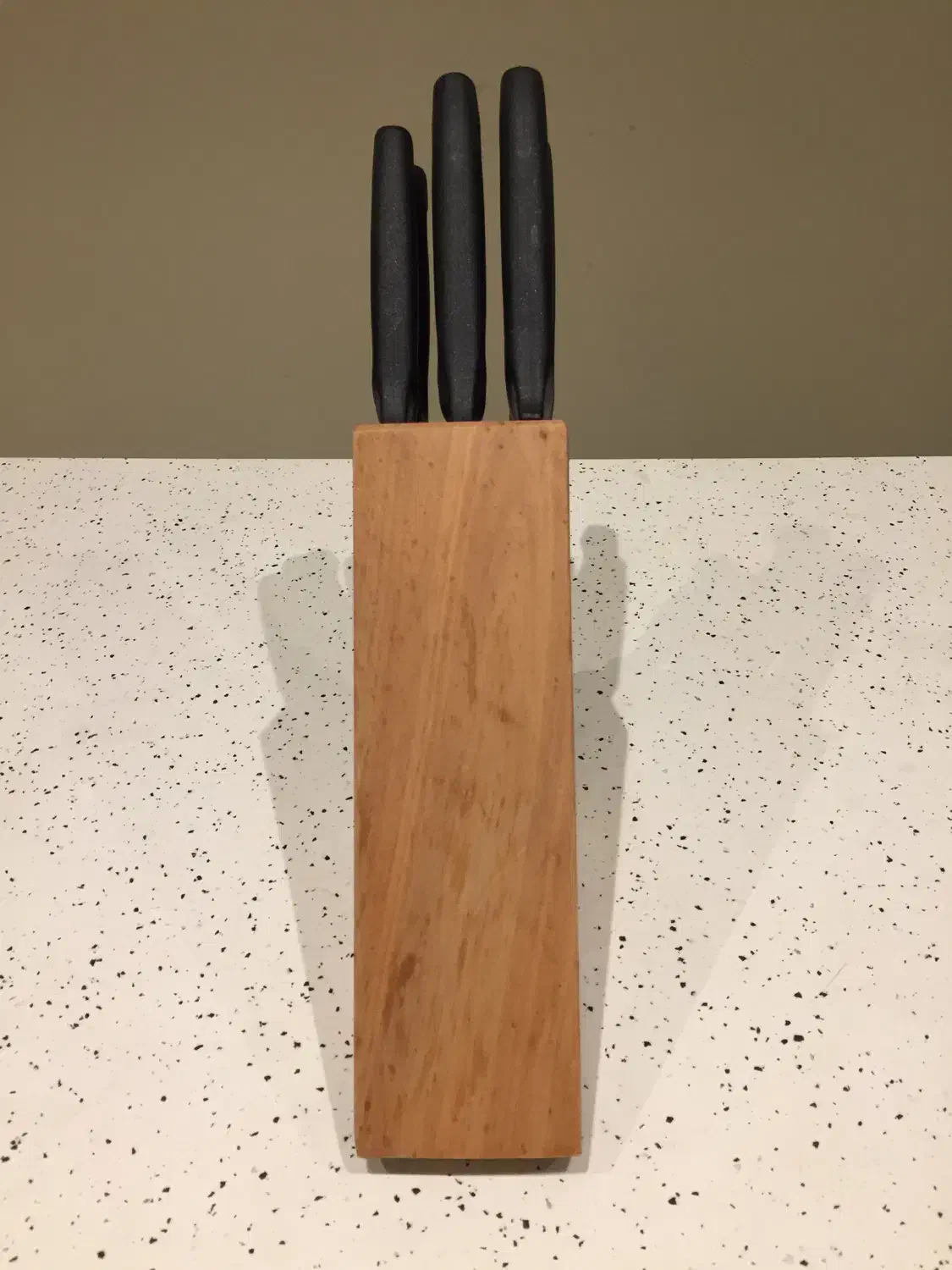 ست چاقو IKEA استند چوب طبیعی|ظروف پخت‌وپز|تهران, امانیه|دیوار