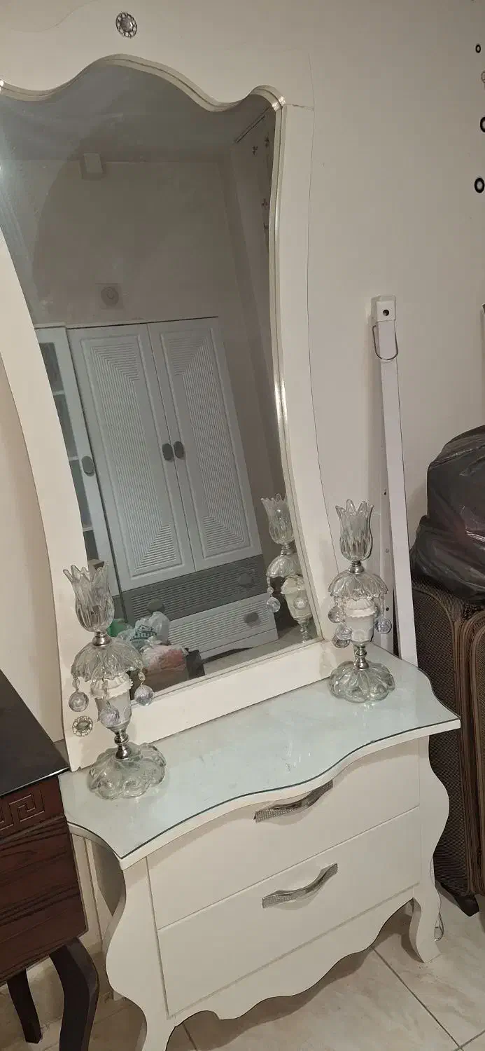 آینه و شمعدان|آینه|محمدیه-قزوین, |دیوار