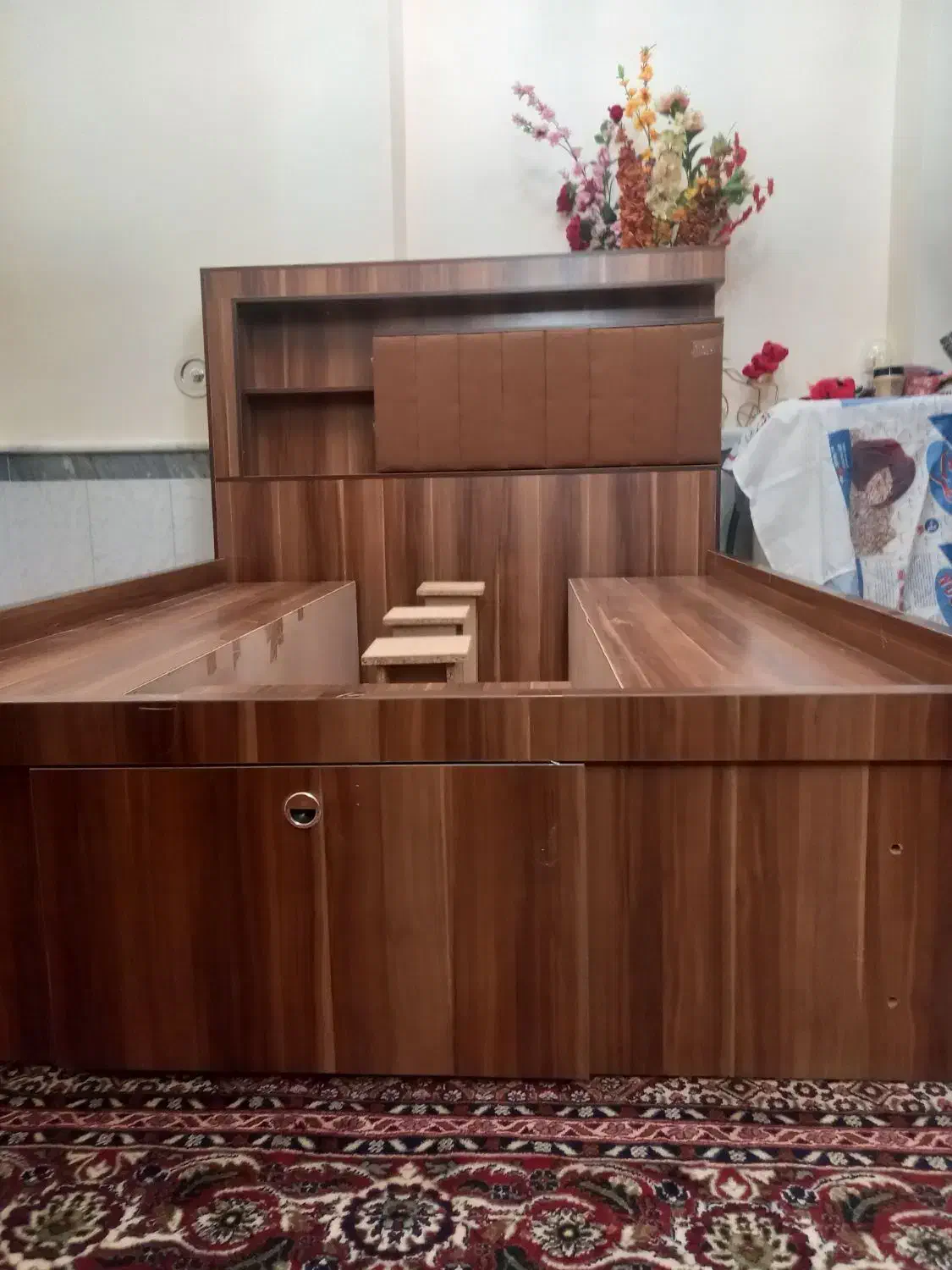 تختخواب دو نفره|تخت و سرویس خواب|خسروشاه, |دیوار