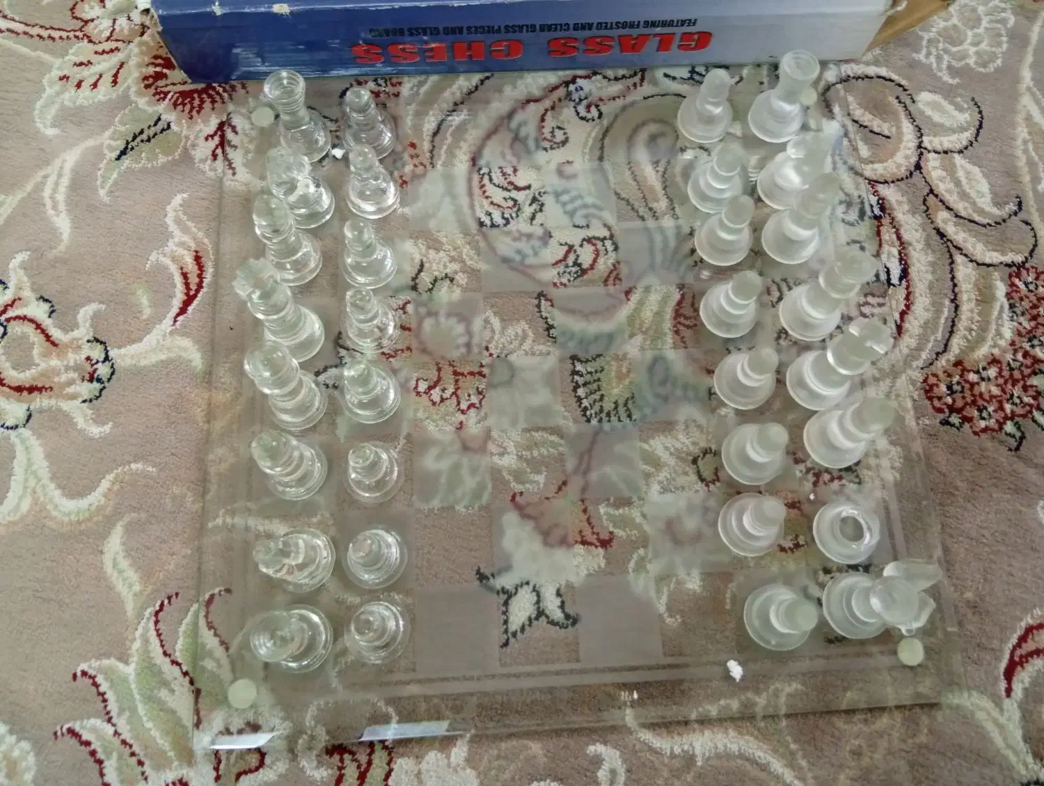 شطرنج شیشه‌ای|اسباب‌‌بازی|تهران, بیسیم|دیوار