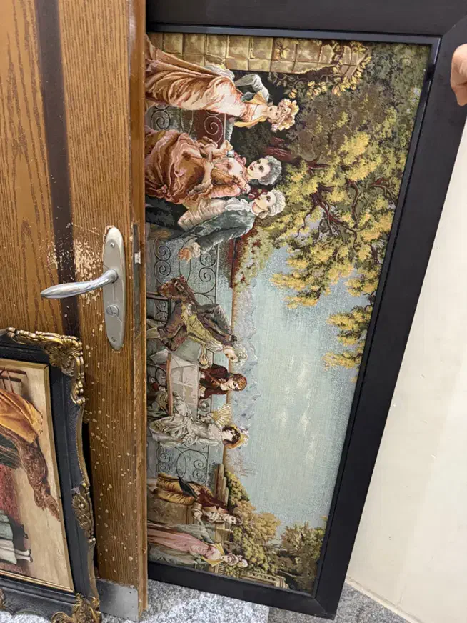 فروش ۲عدد تابلو و ساعت ایستاده|بوفه، ویترین، کنسول|اهواز, سپیدار|دیوار