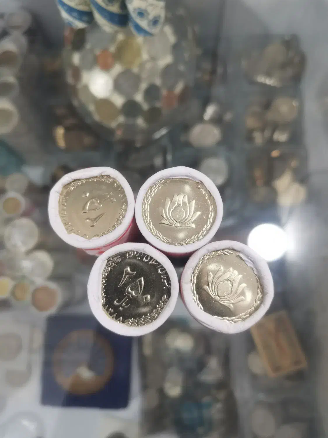 رول سکه 250 ریال نیکل بدون پارگی و چسب خوردگی|کلکسیون سکه، تمبر، اسکناس|شیراز, شهرک رضوان|دیوار