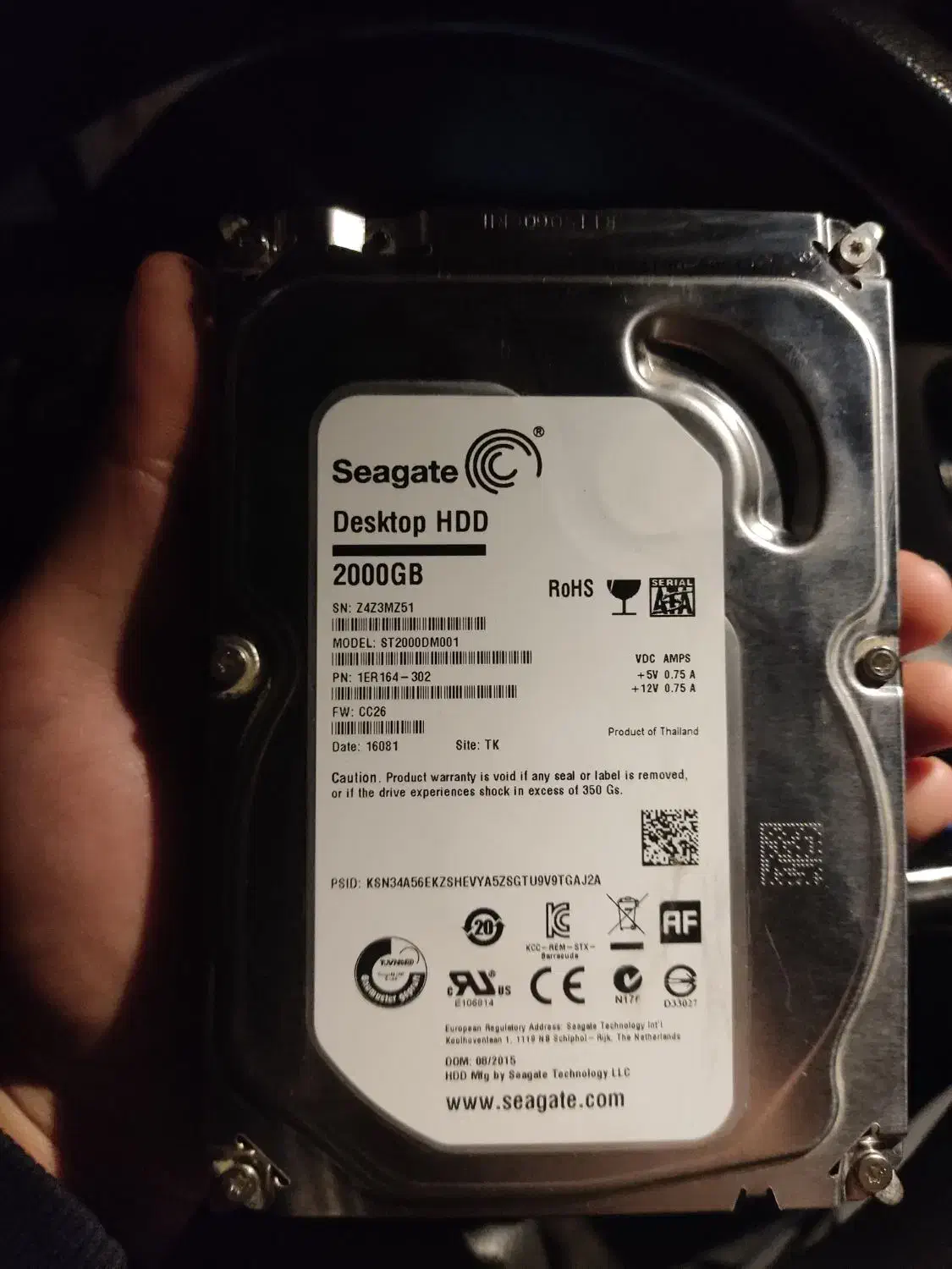 هارد ۲ ترا|قطعات و لوازم جانبی رایانه|رشت, بلوار گیلان|دیوار