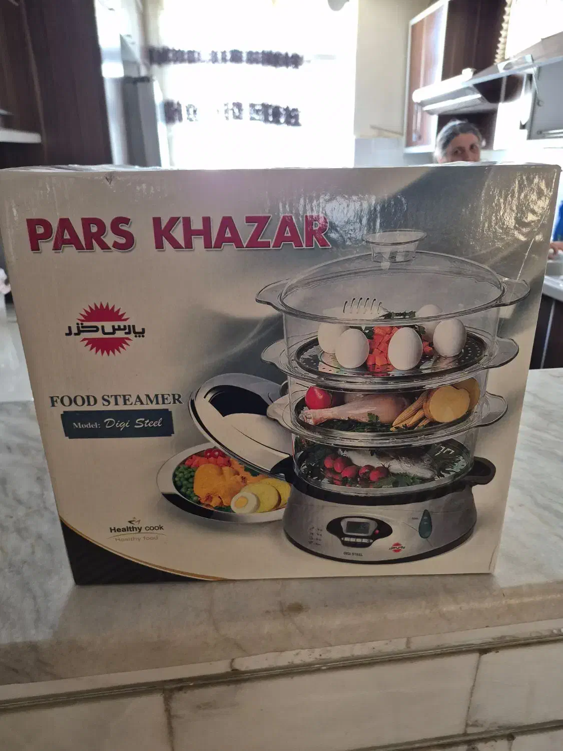 بخار پز پارس خزر|اجاق گاز و لوازم برقی پخت‌وپز|احمدآبادمستوفی, |دیوار