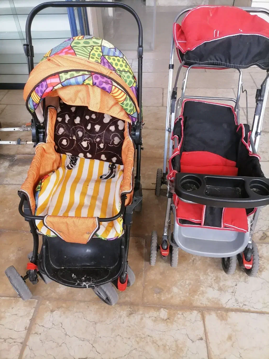 دوتا کالسکه و گهواره|کالسکه و لوازم جانبی|شاهین‌شهر, شهرک میلاد|دیوار