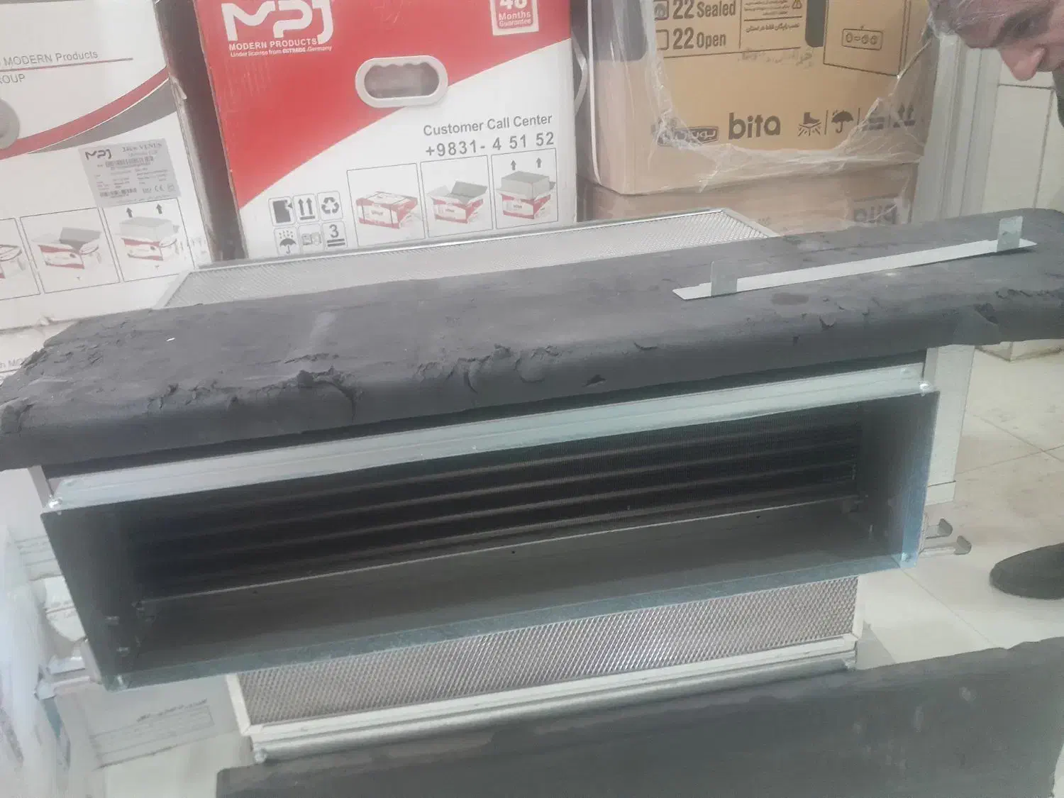 فن کویل mpg موجود است  ۶۰۰ cfm چپ|کولر گازی و فن‌کوئل|کاشمر, |دیوار