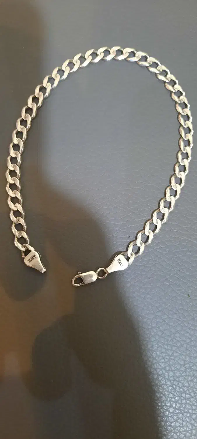 دستبند نقره ایتالیایی در حد نو|جواهرات|نظرآباد, رسالت|دیوار