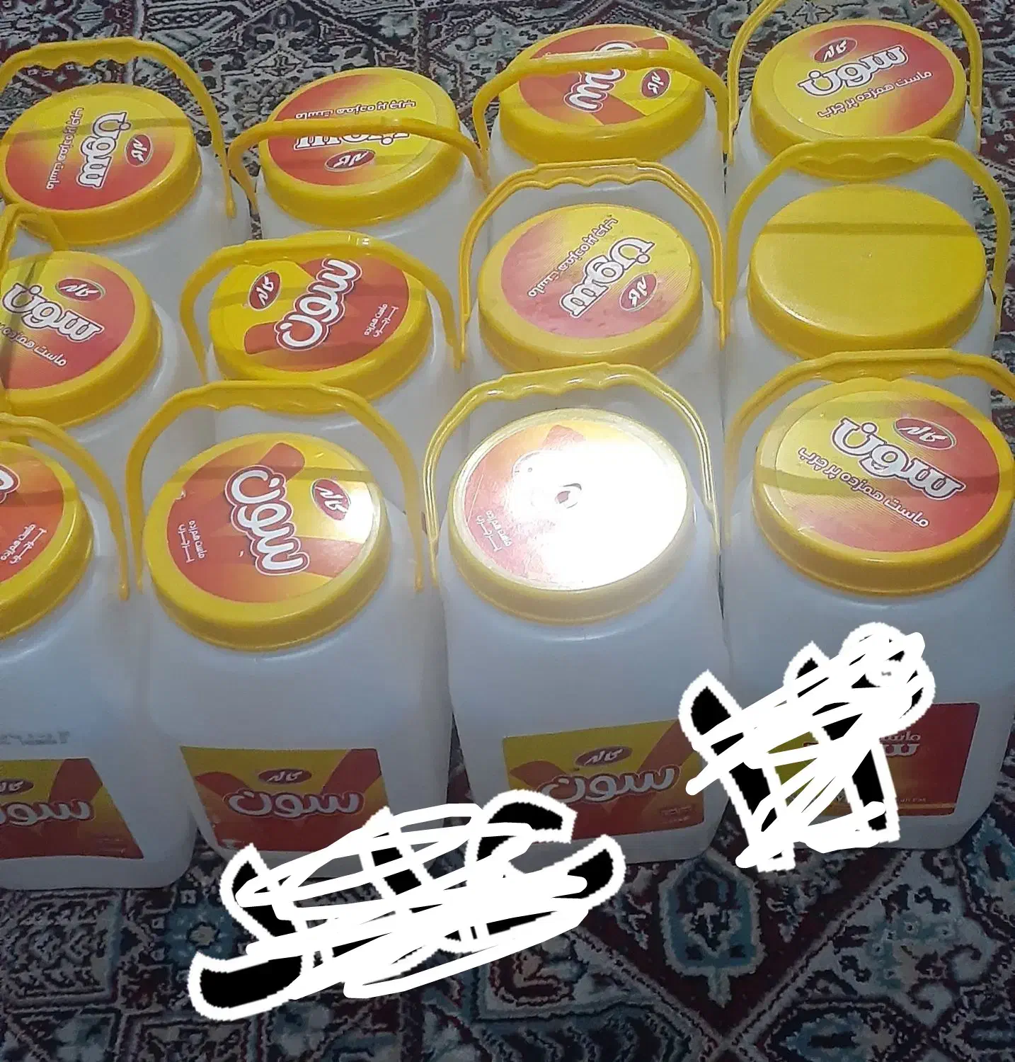 دبه پلاستیکی تمیز و سالم|ظروف نگهدارنده، پلاستیکی، یکبارمصرف|شاهینشهر, شهرک گلدیس|دیوار