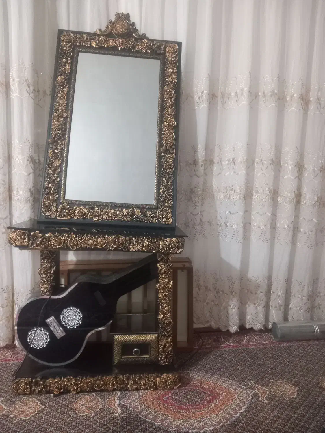 ساعت و آینه شمعدان|ساعت دیواری و تزئینی|اردبیل, |دیوار