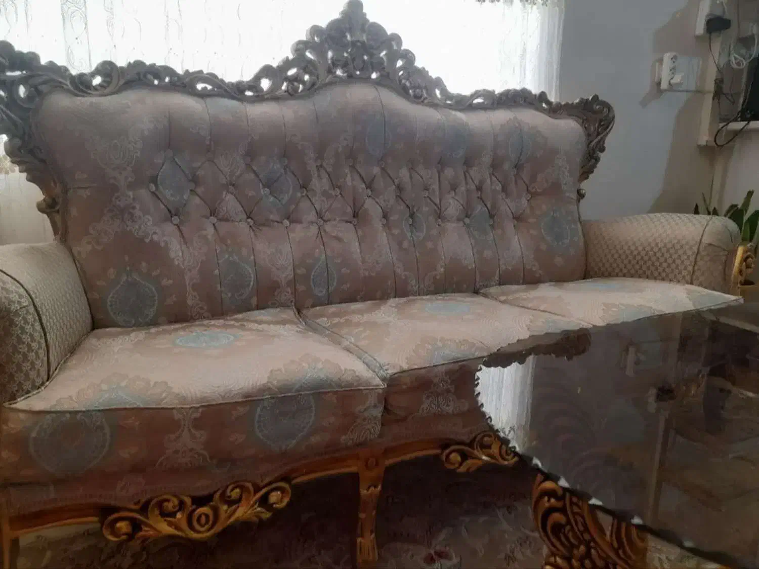 مبل سلطنتی|مبلمان خانگی و میز عسلی|دلیجان, |دیوار