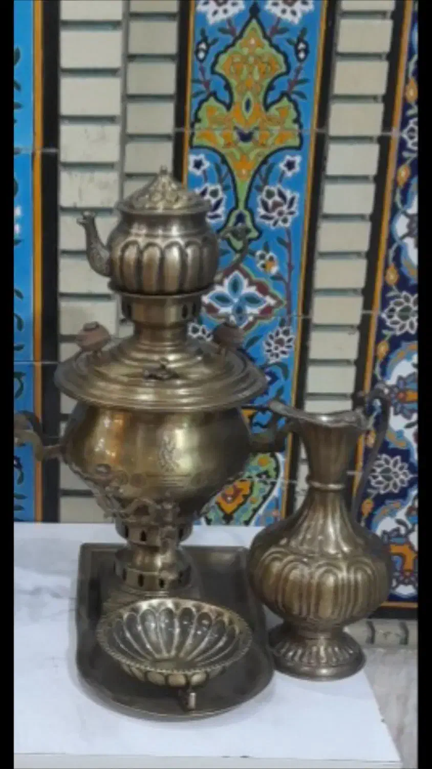 سماور مسی روس|سماور، چای‌ساز، قهوه‌ساز|پاکدشت, پاکدشت (مامازند)|دیوار