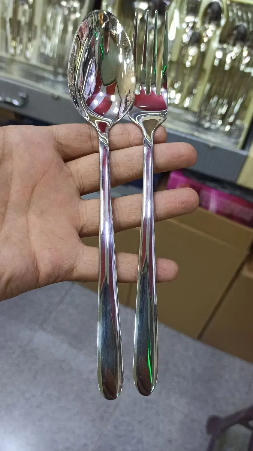 قاشق چنگال یونیک|ظروف سرو و پذیرایی|تبریز, |دیوار