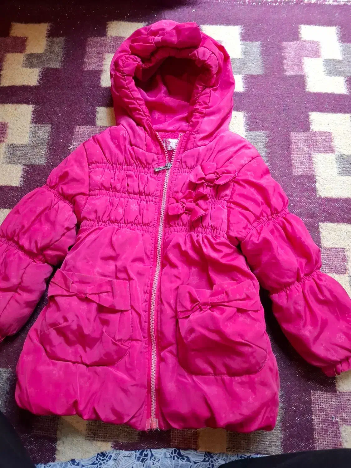 کاپشن دخترانه در حد نو|کفش و لباس بچه|تبریز, |دیوار