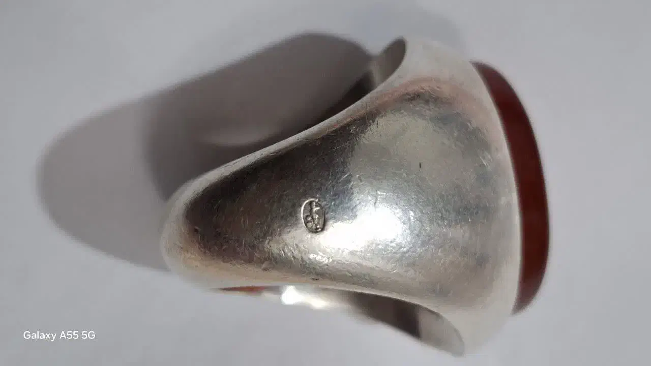 انگشتر نقره پنبه ای وزن۴۴گرم|جواهرات|قم, محمد آباد|دیوار