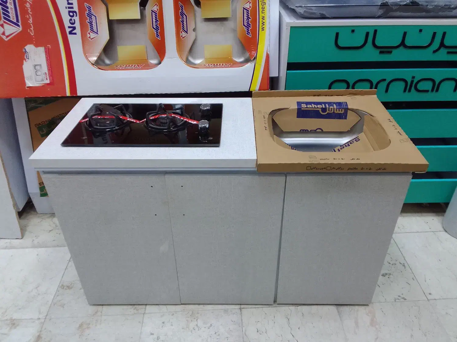 ست گاز و سینک و کابینت|مصالح و تجهیزات ساختمان|تهران, عبدلآباد|دیوار