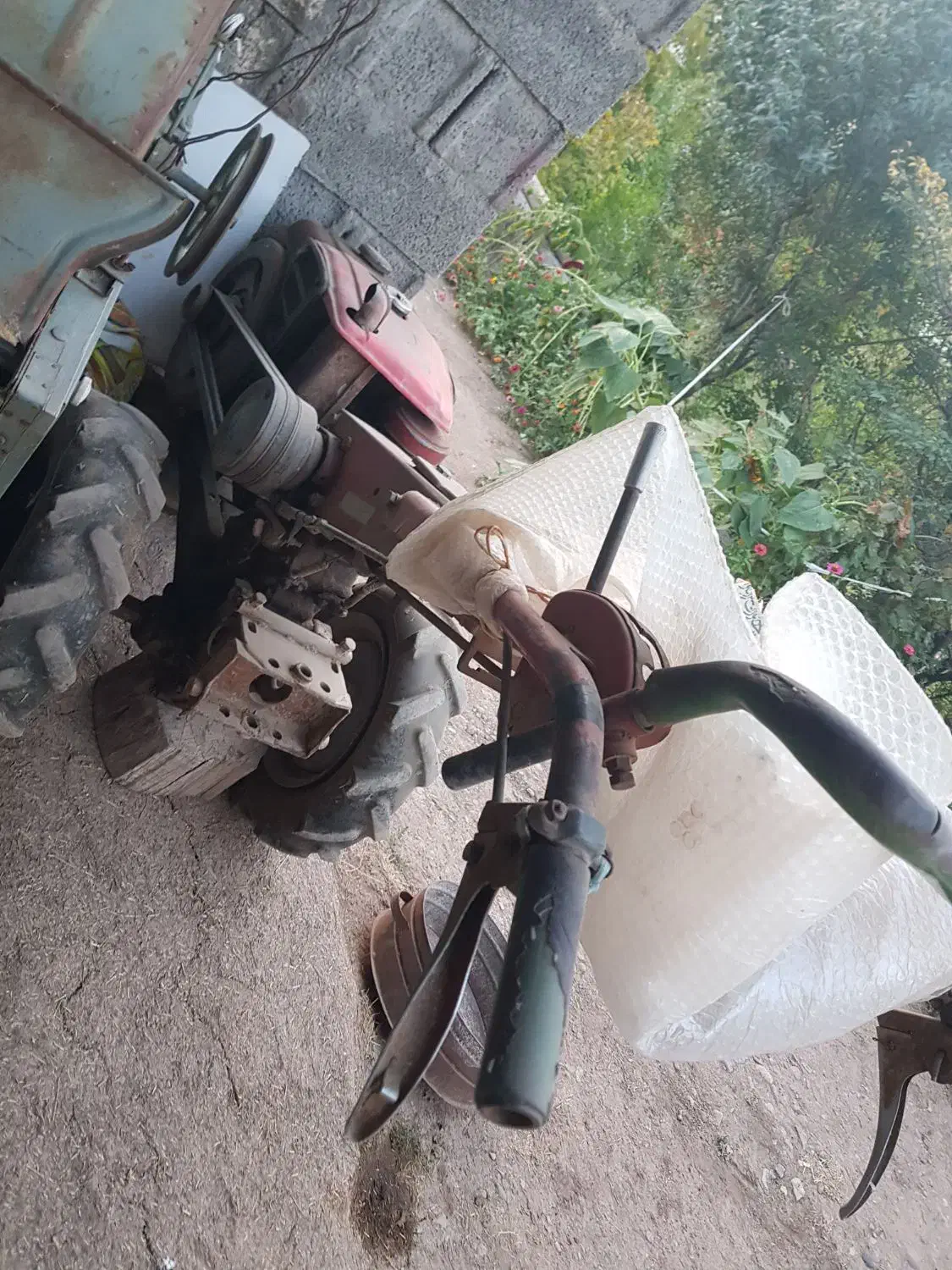 موتور تیلر ۷/۵ چرخ و ماله شالیزار و خرمن کوب|ماشینآلات صنعتی|قزوین, |دیوار