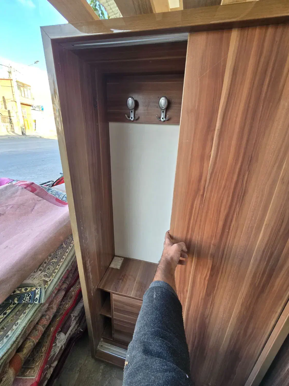 کمد درواز جاکفشی|جاکفشی، کمد، دراور|بجنورد, |دیوار