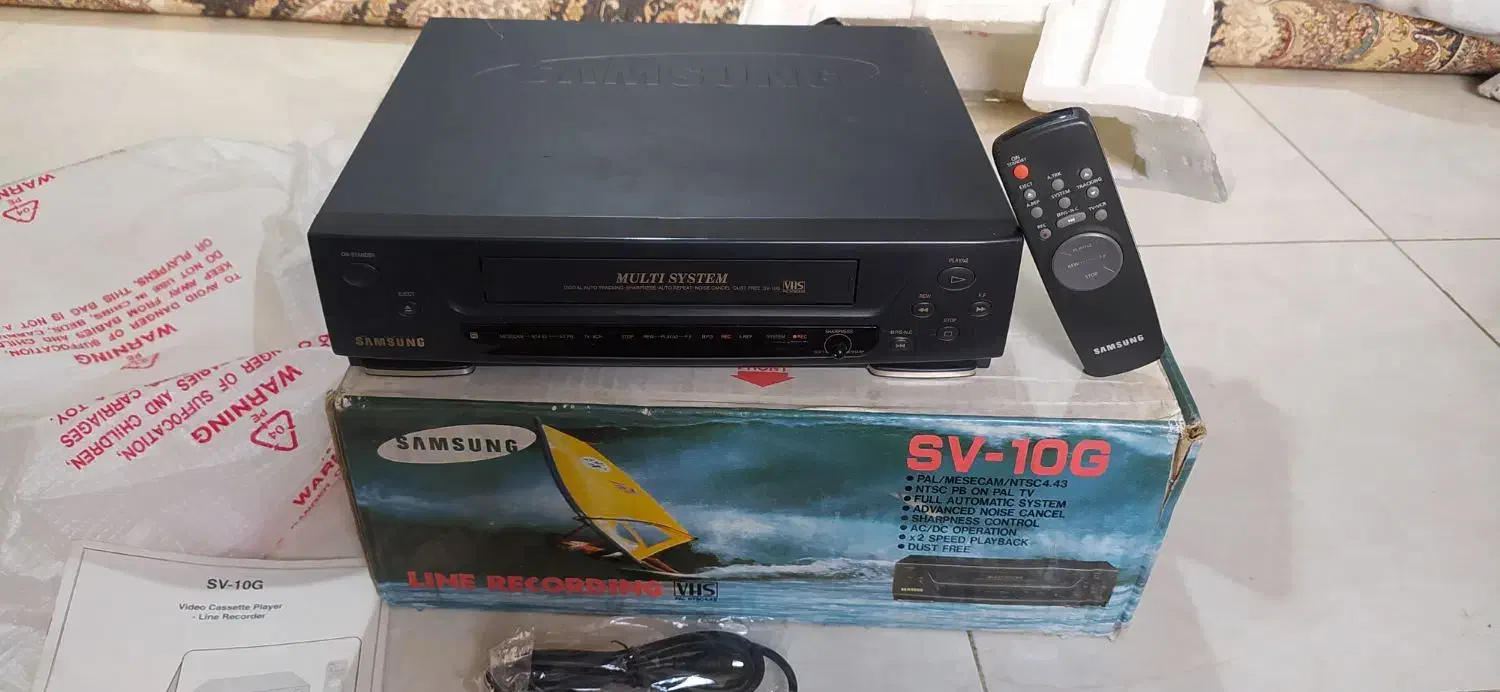 دستگاه VHS سامسونگ|پخش‌کننده DVD و ویدیو|تهران, جیحون|دیوار
