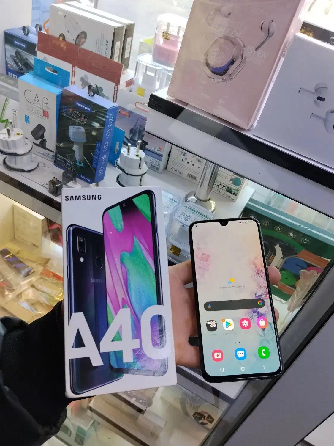 گوشی سامسونگA40/درحدآک/موبایل مختاری|موبایل|قرچک, مهدیه|دیوار