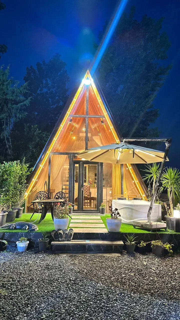 اجاره کلبه جنگلی جکوزی|اجارهٔ کوتاه‌مدت آپارتمان و سوئیت|رویان, |دیوار